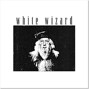 white wizard Posters and Art